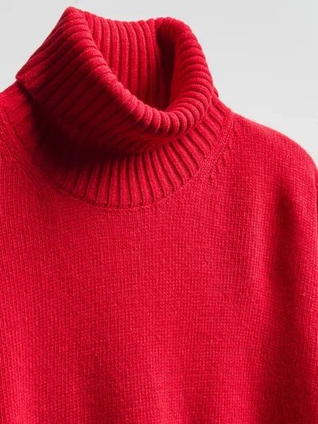 Reserved Водолазка з додаванням вовни червоний