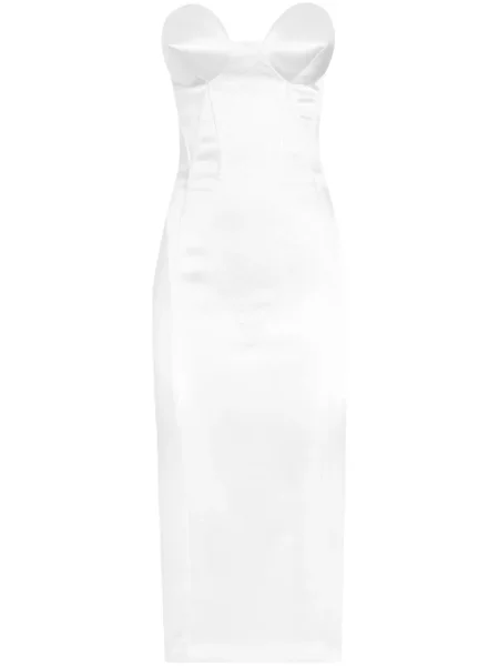 Rochie midi Dolce & Gabbana până la genunchi de costum alb