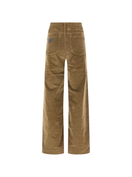 Pantaloni Lois Jeans de catifea cord maro