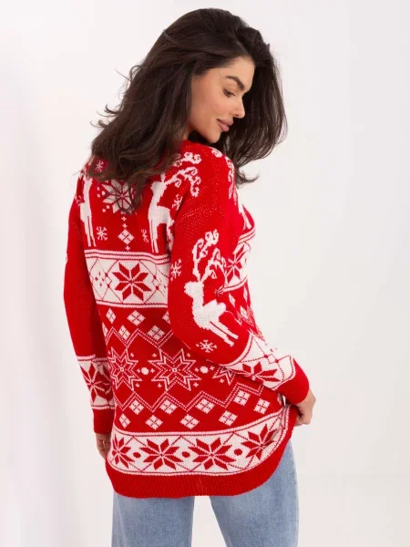 Pulover Italy Moda alb