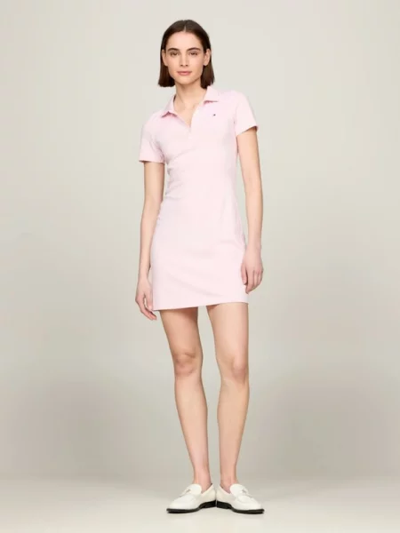 Φόρεμα καθημερινό Tommy Hilfiger ροζ