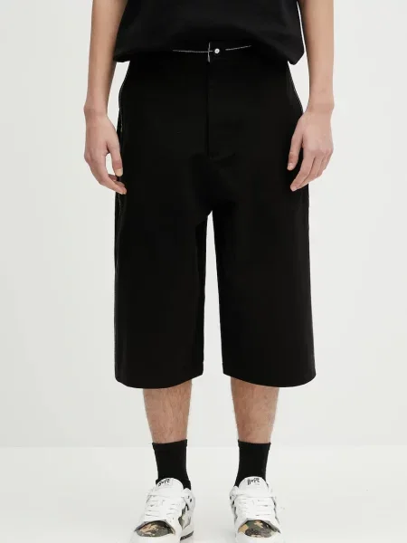 Ader Error pantaloni scurți Apparel-Bottom negru