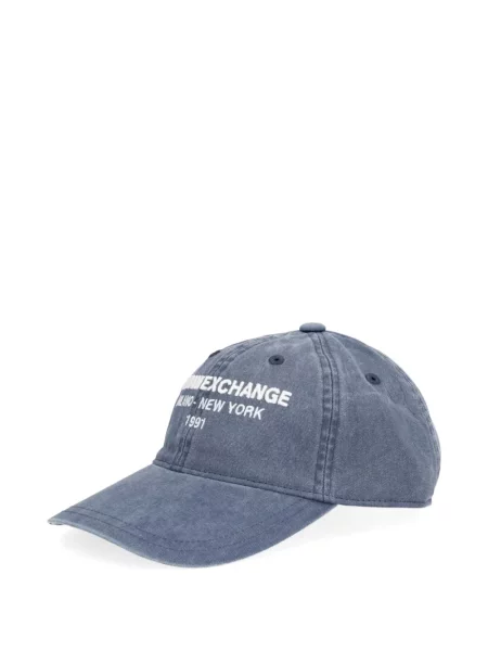 Șapcă Armani Exchange cu broderie albastru