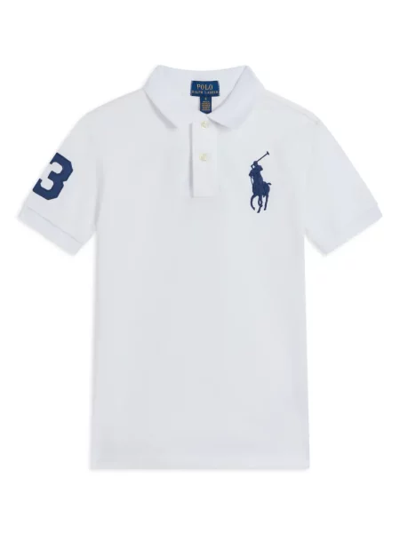 Koszulka polo dziecięca Polo Ralph Lauren biała