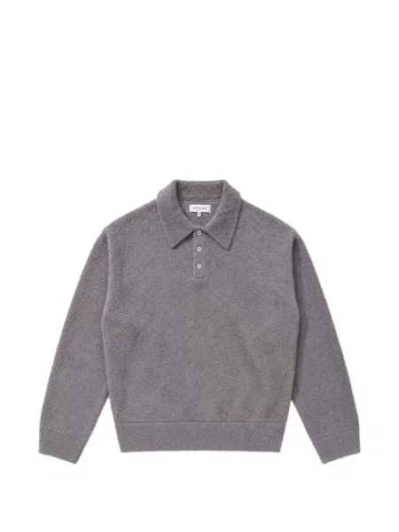Tricou polo Edwin gri