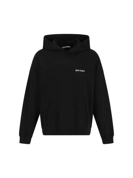Bluza z kapturem Palm Angels klasyczna czarna
