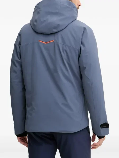 Lyže lyžařská bunda Descente s kapucí šedá