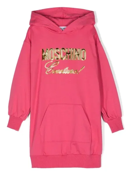 Sukienka dziecięca Moschino różowa