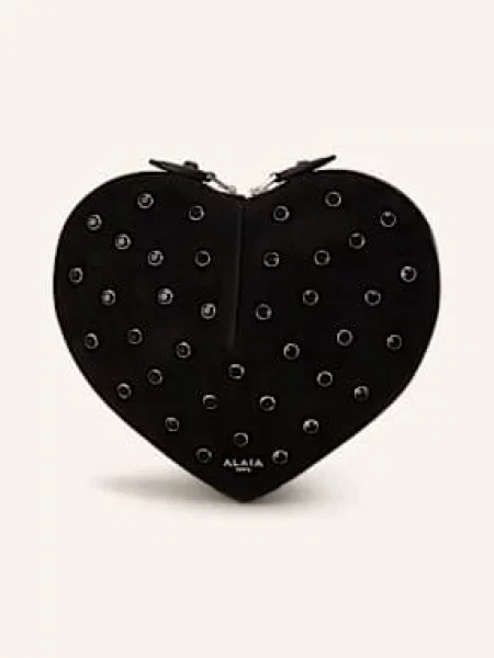 Alaïa Torba Na Ramię Le Coeur schwarz czarna