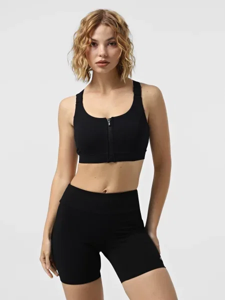 Топ спортивний Skechers нейлон/спандекс чорний