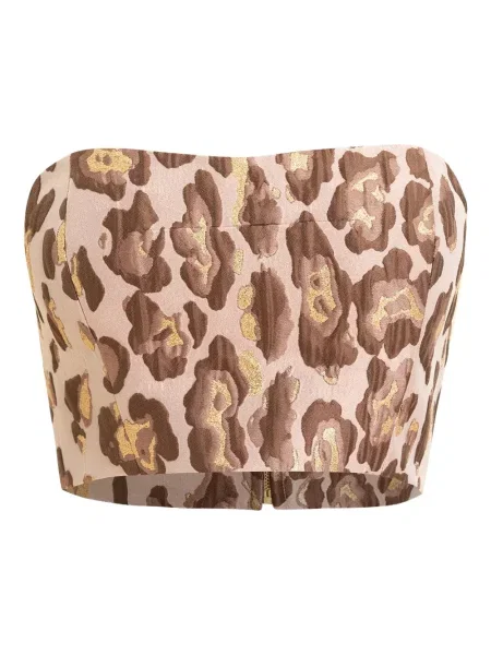 Cropp top Cara Cara cu imprimeu animal print roz
