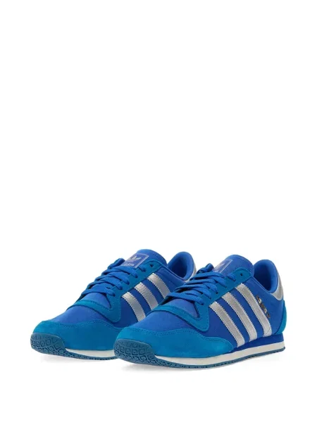 Sneakerși Adidas Samba cu dungi albastru