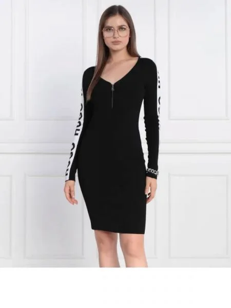 HUGO Rochie Shalany negru