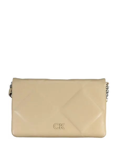 Prošívaný kabelka Calvin Klein s autogramem