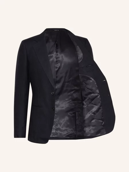 Reiss Lněné Sako Kin Slim Fit tmavě modrá