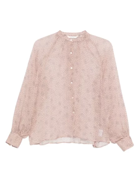 Bluzka Xacus z nadrukiem różowa