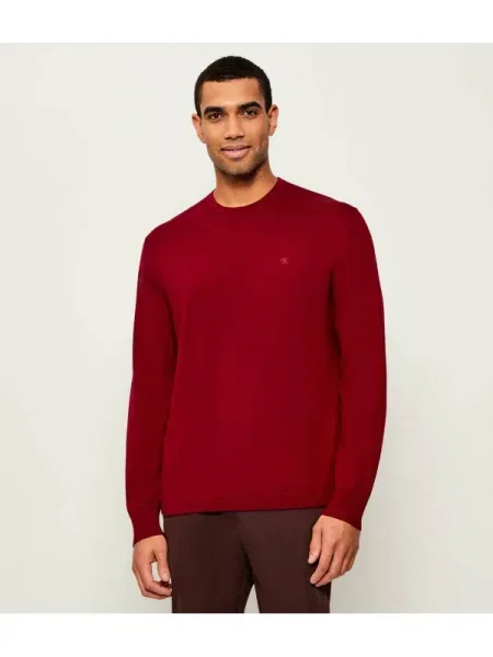 Calvin Klein De lână pulover bordo