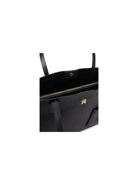 Tommy Hilfiger Ročna torba Th Icon Tote Mono črna
