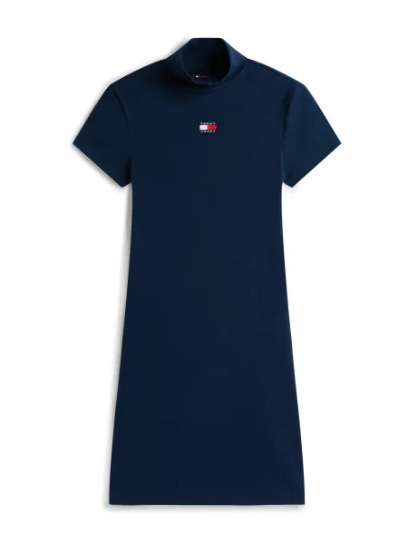 Tommy Jeans Rochie bleumarin / roșu alb