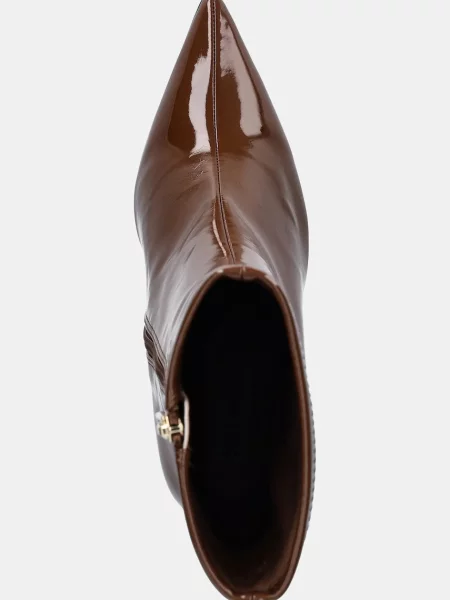 Черевики Steve Madden Easy St. на шпильці коричневий