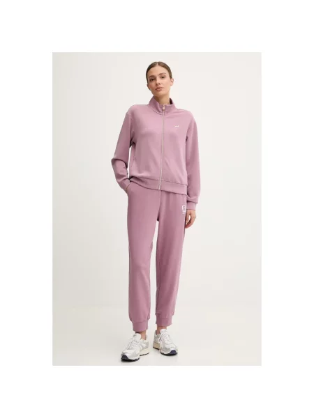 Emporio Armani bluza gładka różowy