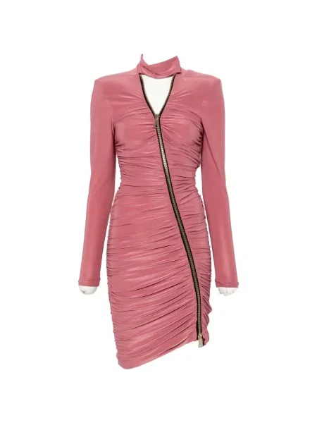 Rochie mini Mitiliane Couture cu volane roz