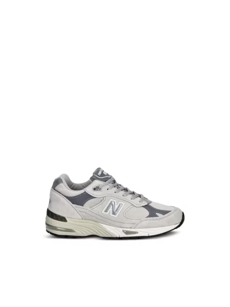 Sneakersy New Balance skórzane szare