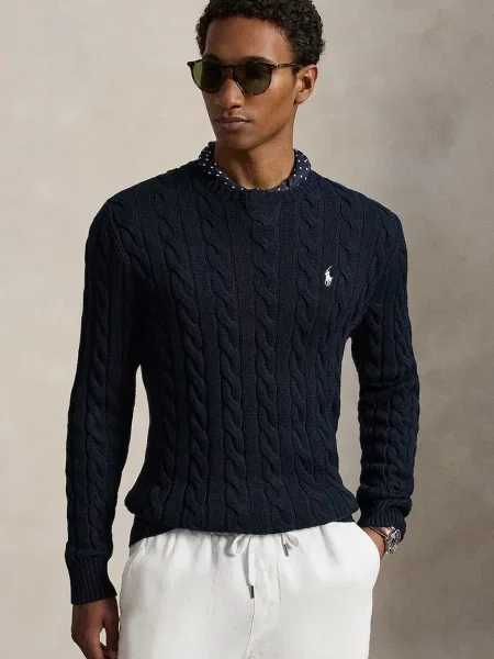 Polo Ralph Lauren Pulover Bleumarin