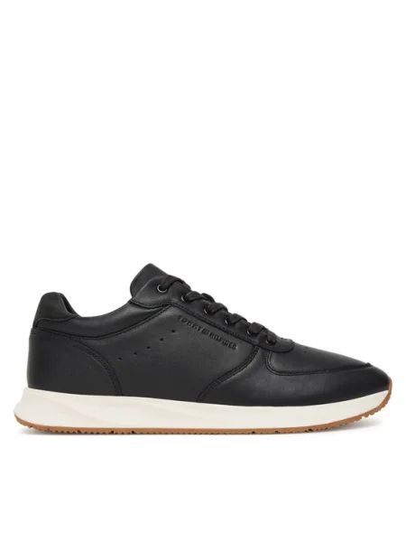 Tommy Hilfiger Sneakers Premium Leather Hybrid negru
