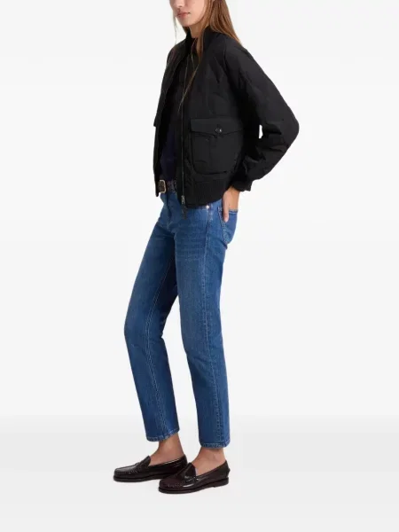 Matlasat geacă bomber Woolrich negru