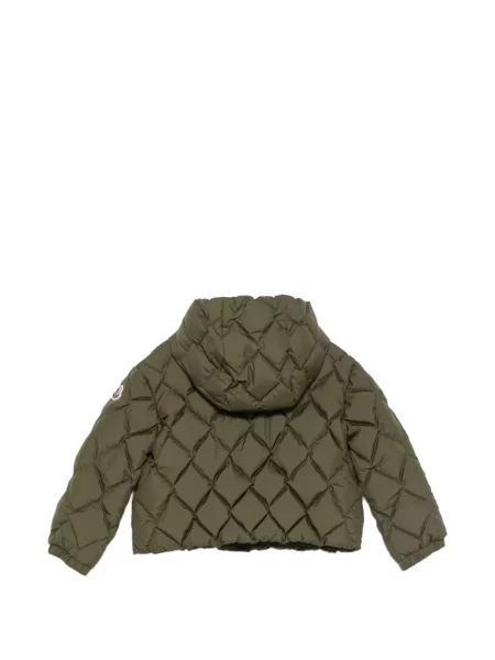 Dětska péřová bunda Moncler Enfant zelená