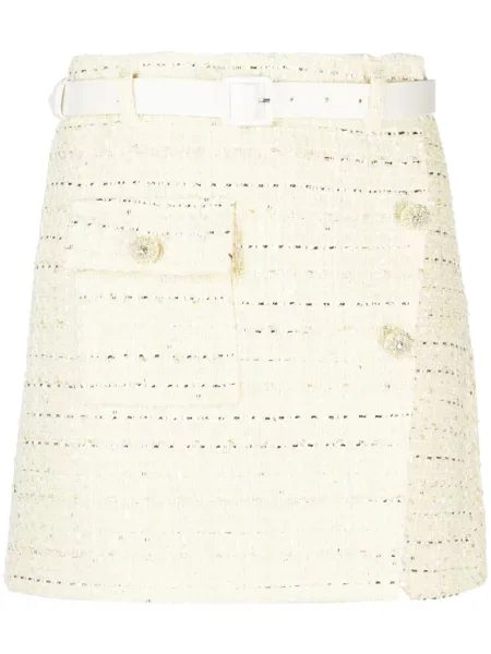 Fustă Self-portrait galben