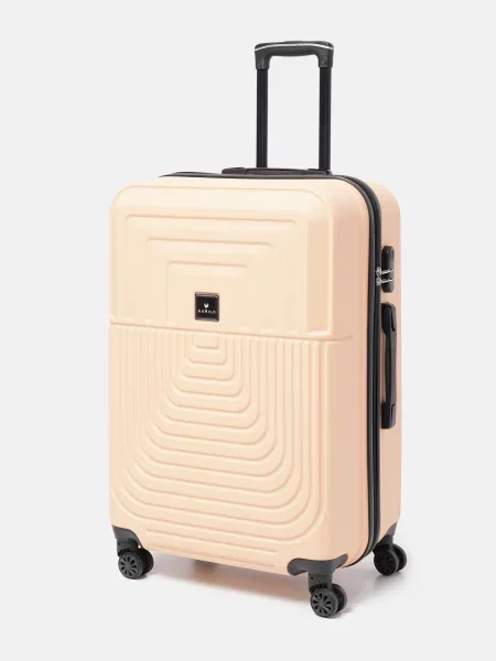 Чемодан Ricco Grande бежевый