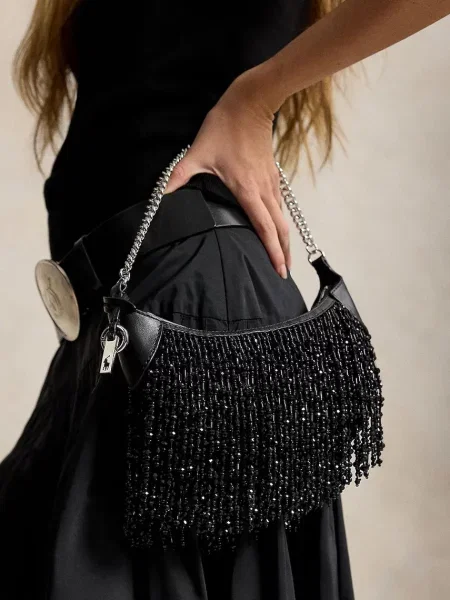 Кожаная сумка через плечо Polo Ralph Lauren