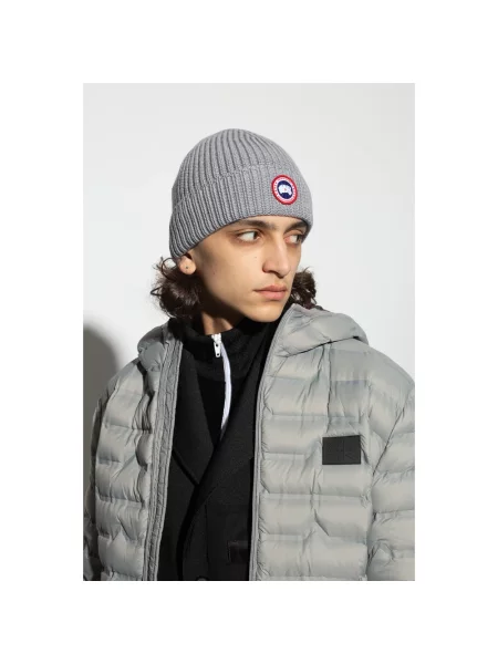 Czapka Canada Goose wełniana szara