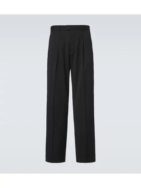 Pantaloni Our Legacy de lână negru