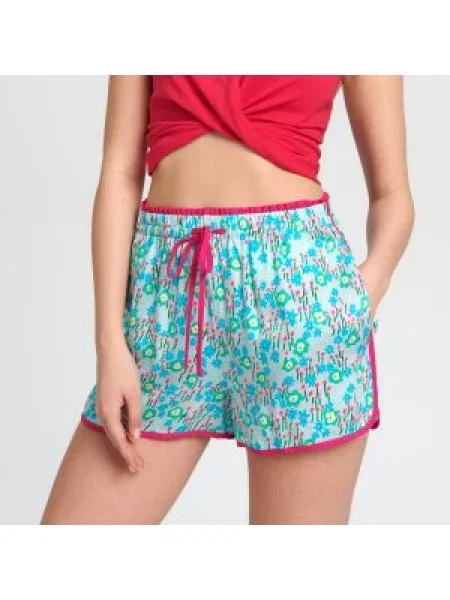 Sinsay Kraťasy s ozdobným vázáním Vícebarevná