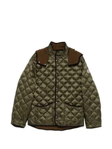 Matlasat geacă Moncler verde
