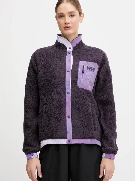 Helly Hansen bluza polarowa IMPERIAL gładka fioletowy