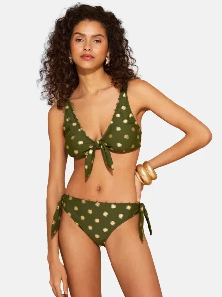 Love & roses Sutien costum de baie / oliv auriu