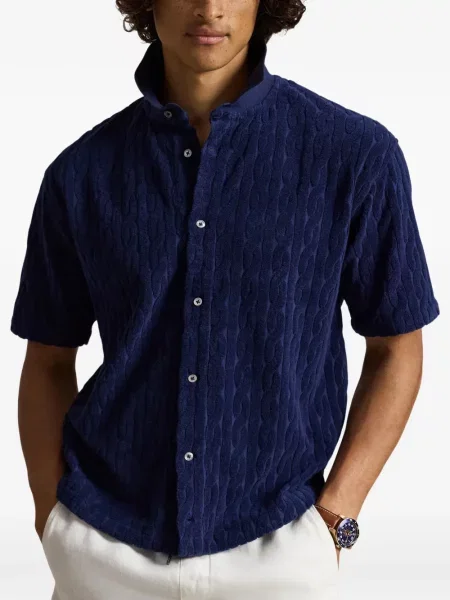 Șosete Polo Ralph Lauren cu broderie în carouri de flanelă verde