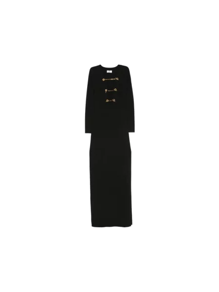 Sukienka maxi Elisabetta Franchi czarna