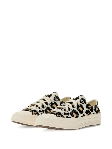 Sneakerși Converse Chuck 70 cu platformă cu imagine cu model leopard maro