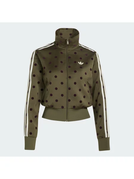 Bluza dresowa SATIN POLKA DOTS TT oliwkowa
