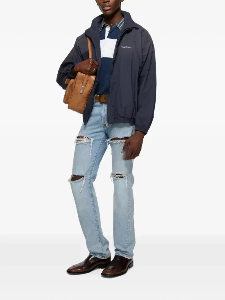 Geacă Acne Studios cu imagine albastru