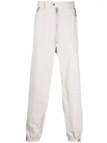 Pantaloni Maison Mihara Yasuhiro cu dungi alb