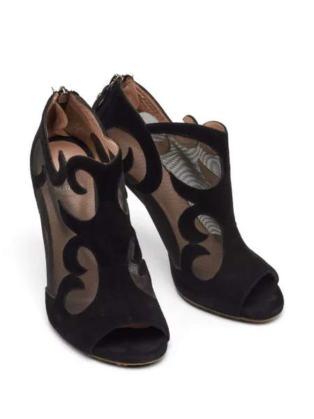 Cizme scurte Stuart Weitzman plasă negru