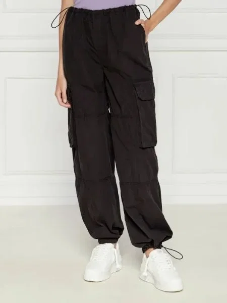 Hugo Blue Pantaloni cargo Hafison | Oversize fit negru