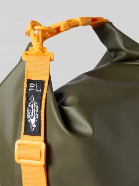 Torebka z i nadrukiem z logo Quiksilver khaki