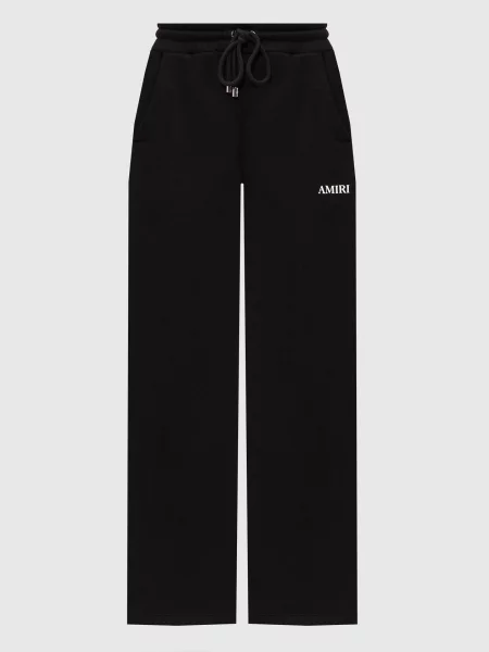 Спортивні штани з принтом логотипа Amiri чорні